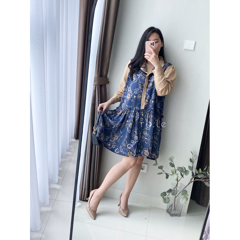 RULE LABEL Ziva Dress - Pakaian Wanita Dress Tunik