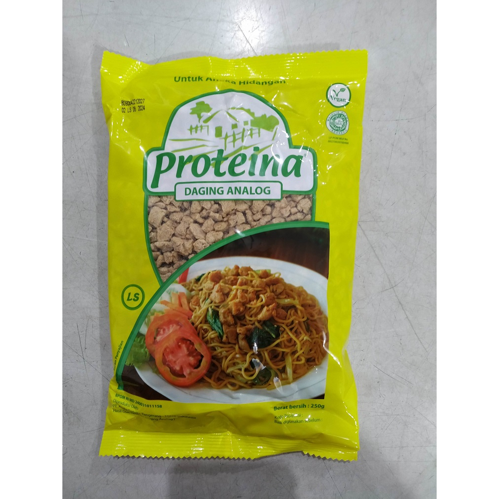 

Proteina LS 250 gram / Protein Nabati / Daging Nabati / Protena / Daging Vegetarian