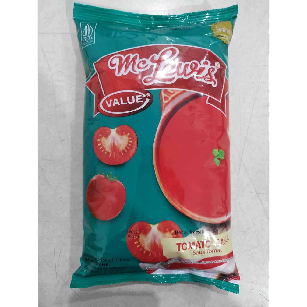 

MC Lewis Saos Tomat / Tomato Sauce Value 1Kg