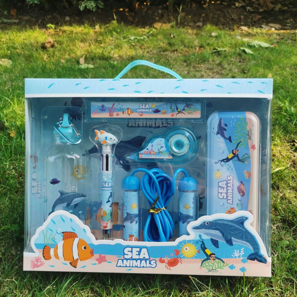 

[JNO](KTPS.6)KOTAK PENSIL SETT / STUDY SET STATIONERY SET ALAT TULIS SEKOLAH ANAK SET ATK MOTIF