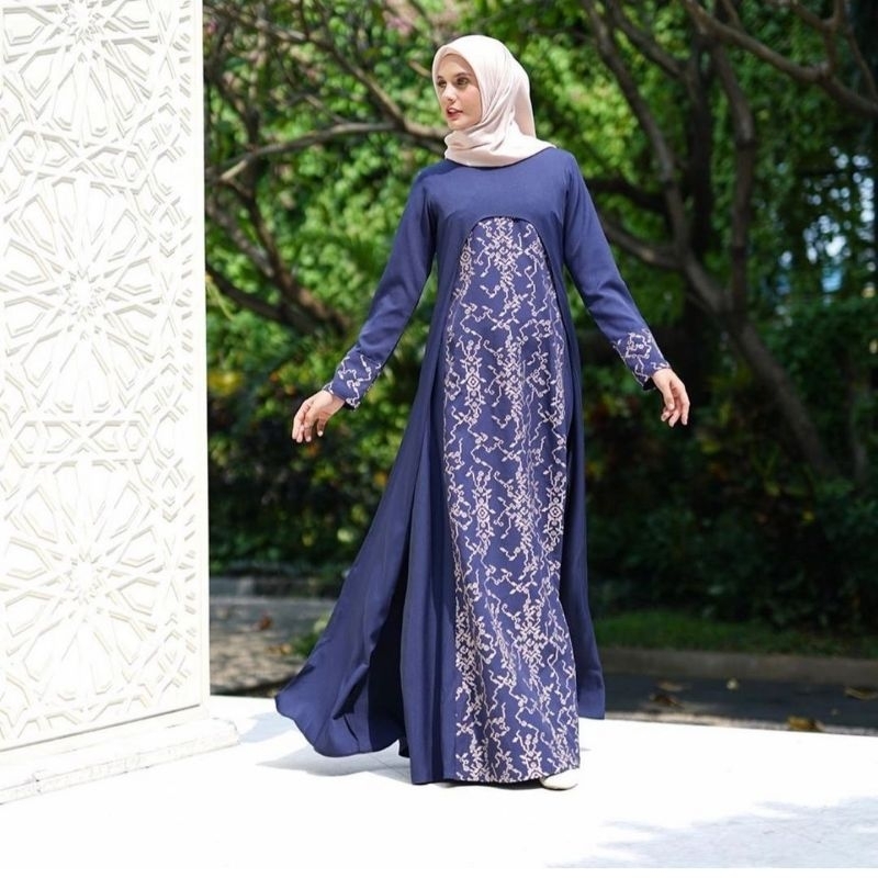 Preloved ethnicity dress heaven Lights by Zerina Banu size S bukan Preloved scarf heaven Lights