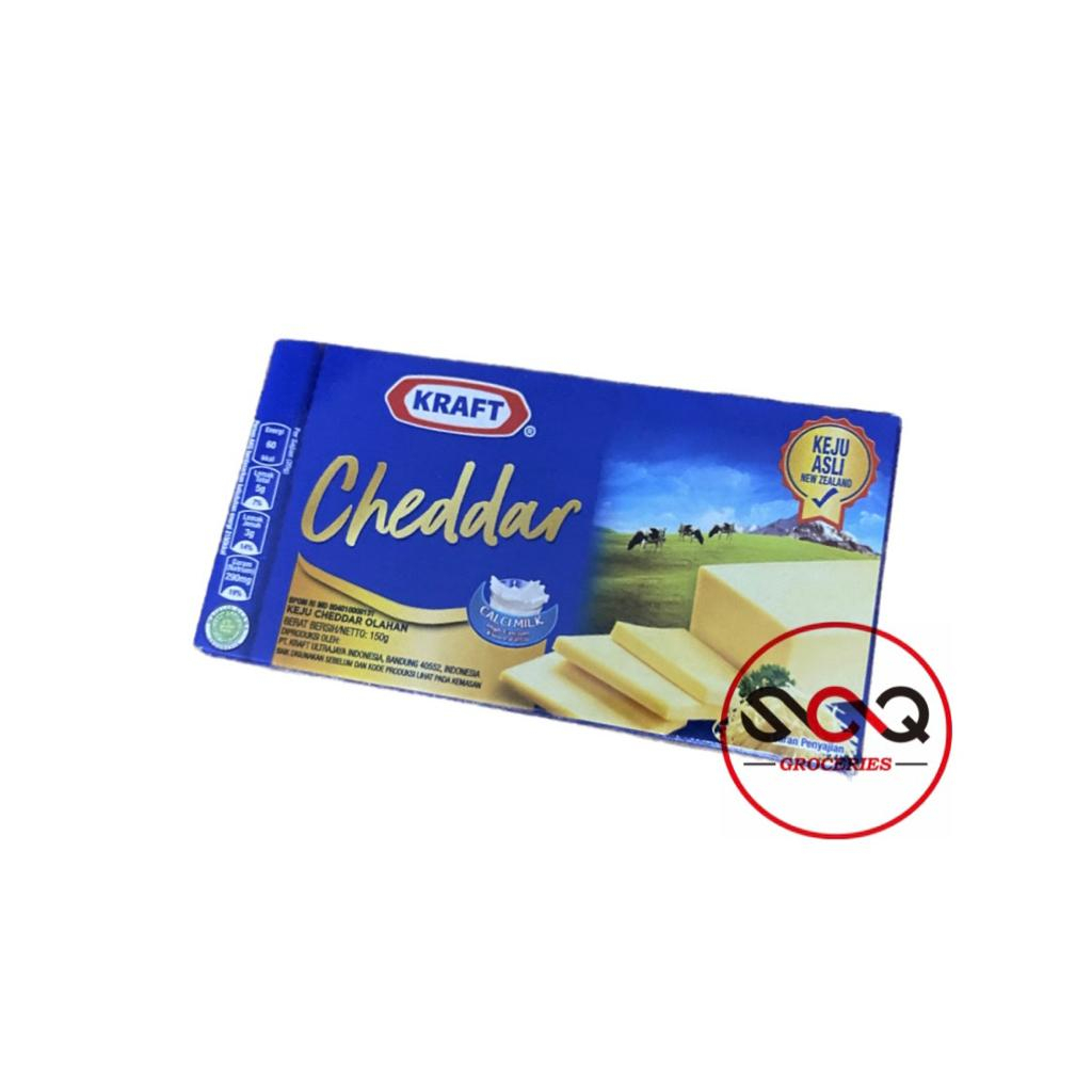 

Keju Kraft Cheddar 150 Gr