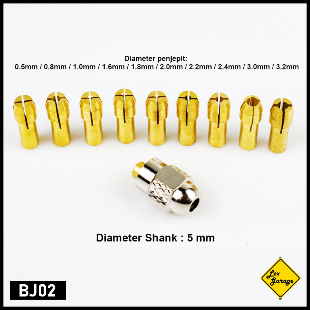 Kepala Bor Mini Drill Chuck Adapter Collet Chuck Gerinda Mini Grinder