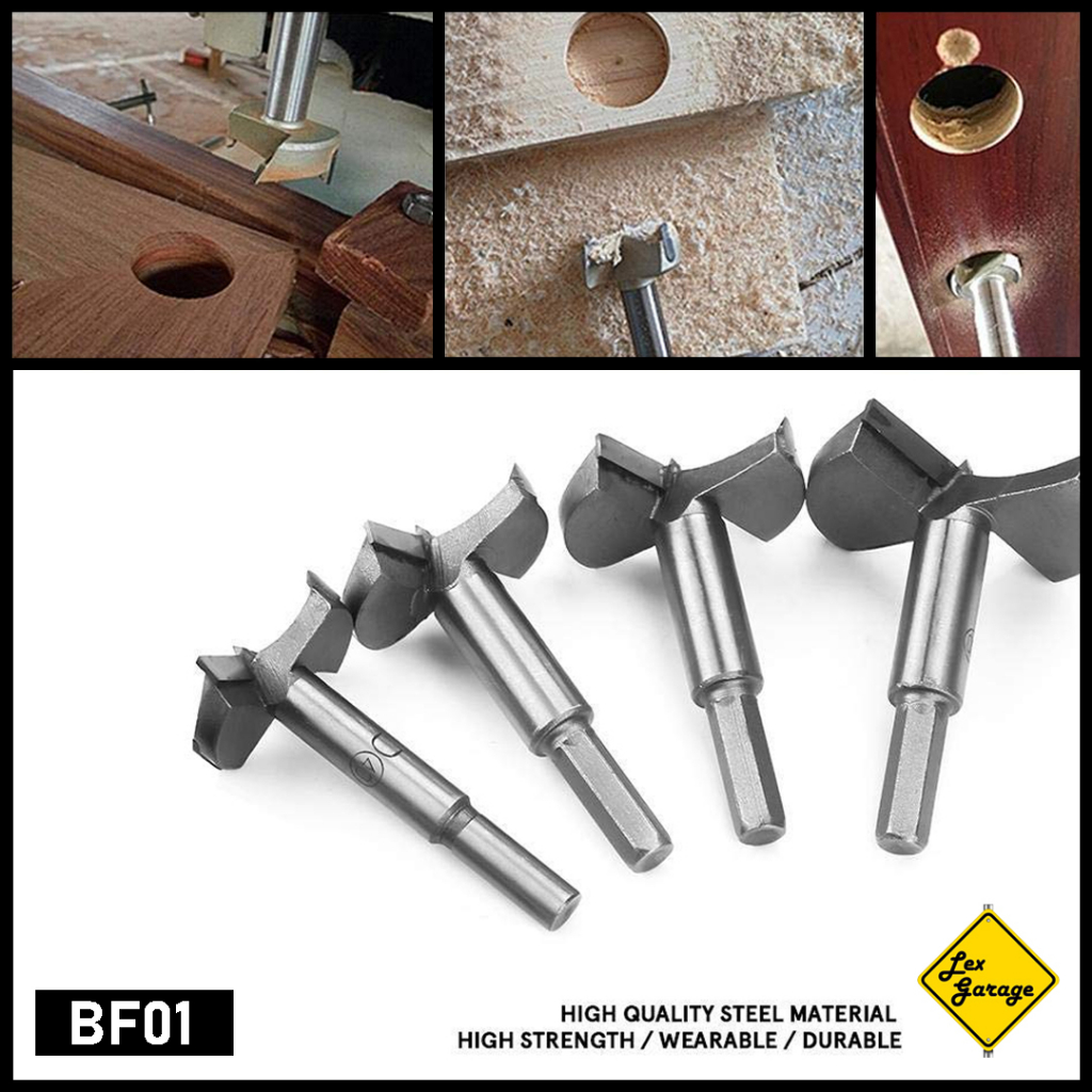 Mata Bor Kayu Engsel Sendok 15 20 25 30 35 mm Forstner Bit