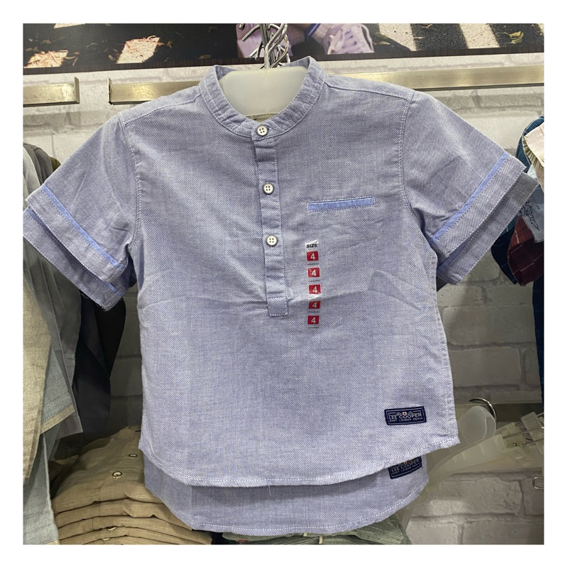 Kemeja koko anak laki-laki Lee cooper kids (4-14th)