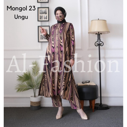 TUNIK ARAB MONGOL - oneset mongol - setelan mongol - setelan - setelan wanita ONE SET SET CELANA+LON