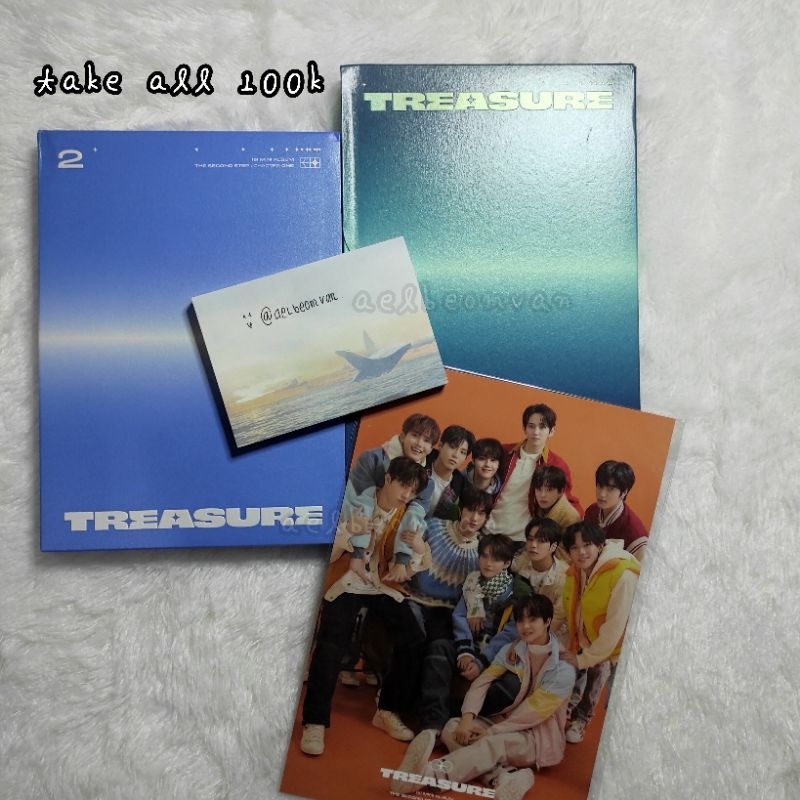 READY STOCK TREASURE album only the first step full album treasure effect green