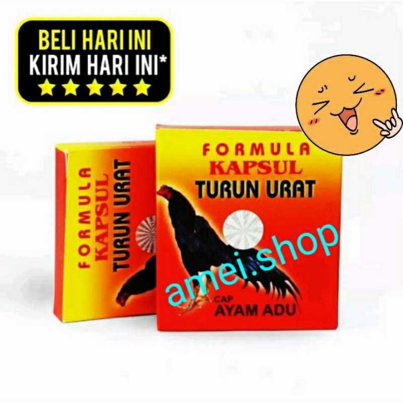 OBAT KAPSUL TURUN URAT AYAM JAGO FORMULA KAPSUL TURUN URAT AYAM