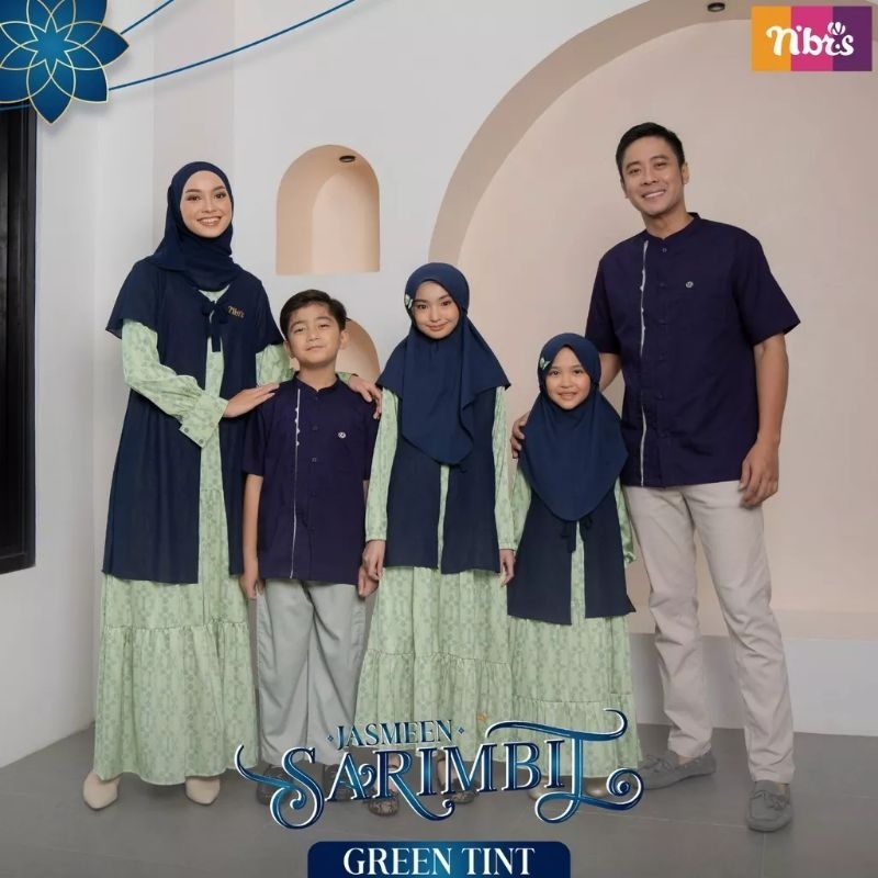 SARIMBIT JASMEEN GREEN TINT COUPLE KELUARGA NIBRAS SARIMBIT NIBRAS JASMEEN
