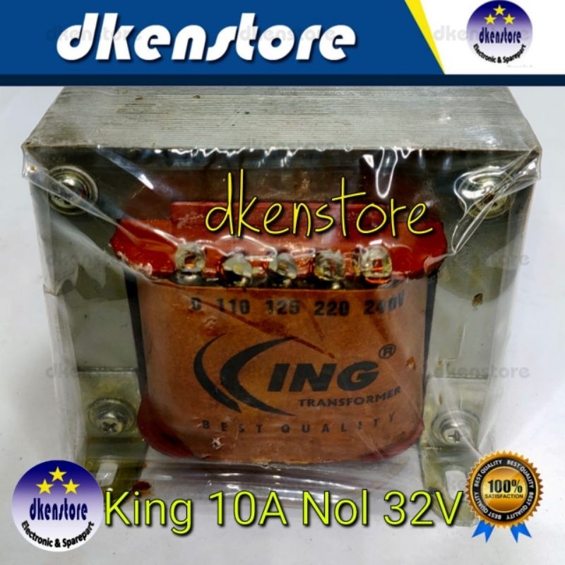 Trafo KING 10A 0 32v Nol Travo Non CT