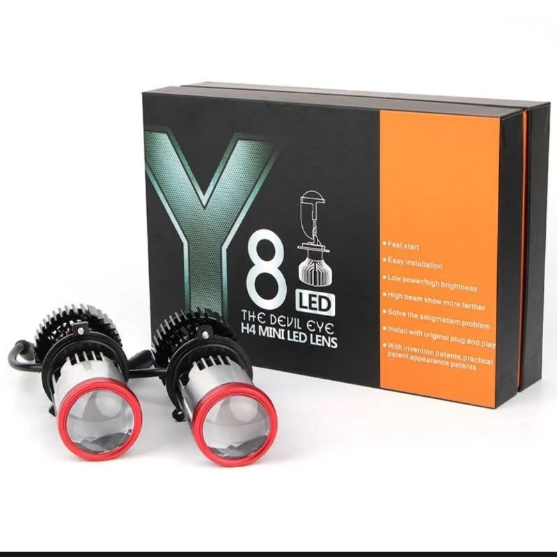 Mini Projie Y6D Y7D Y8D Y11D H4 60watt original super terang