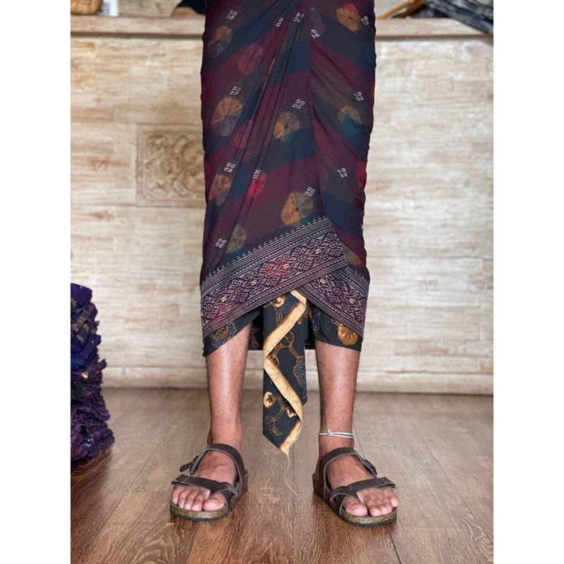 saput endek jumputan