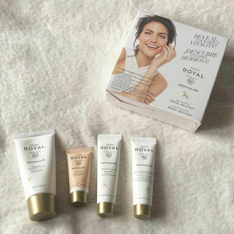 Jafra Travel Size Mini Tube Royal Jelly Revitalize Skincare untuk Anti Aging dan Menghilangkan Flek 