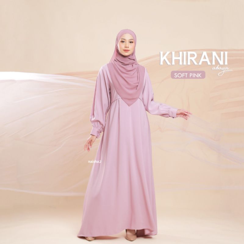 Dress Naisha/ Khirani Abaya/ Dress Naisha Hijrah