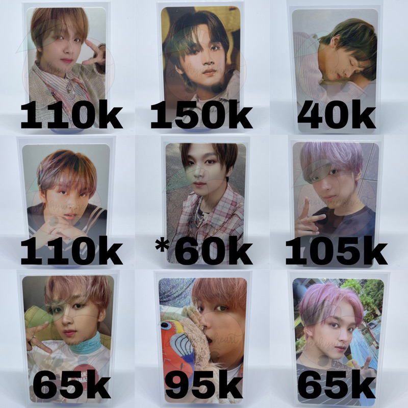 Photocard Haechan - PC HC - hc resonance departure, tablet pouch, bene sg21, nct dream 2021 luggage 