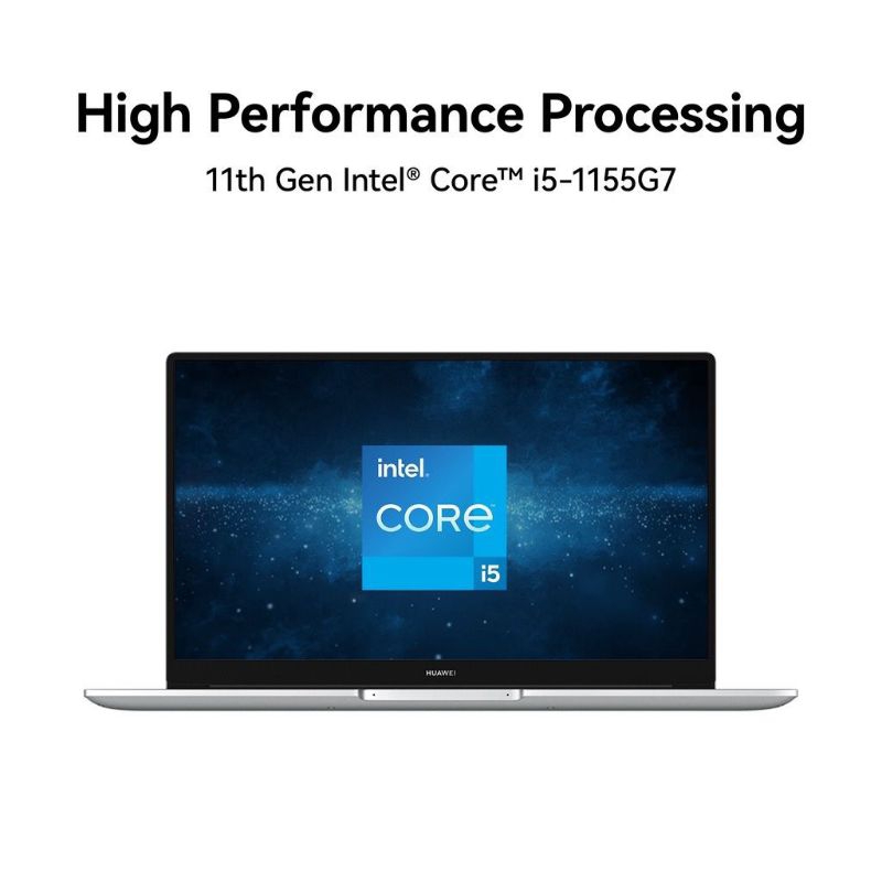 Huawei MateBook D15 Laptop 15.6" Intel Core i5 8GB/512GB SSD Space Grey