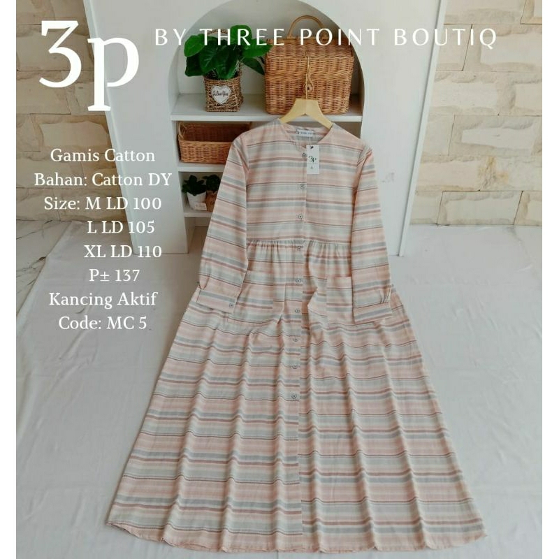 Gamis Catton Exit By 3 Point 100% Original