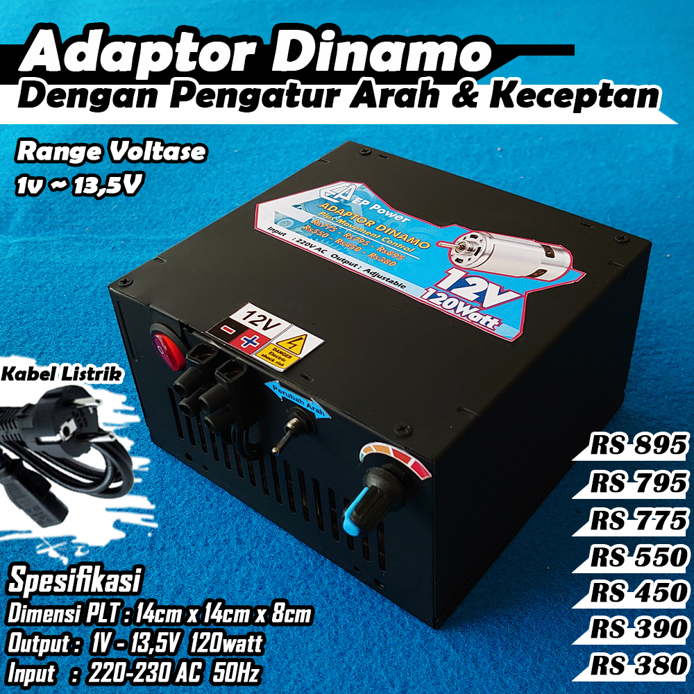 Power Supply untuk Dinamo RS-775 RS-795 RS-895 RS-380 RS-445 RS-450 RS-550 dan sejenis nya