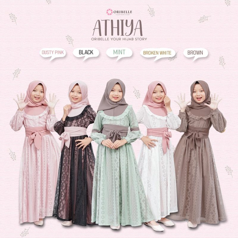 Oribelle/Athiya oribelle/gamis couple/gamis brokat