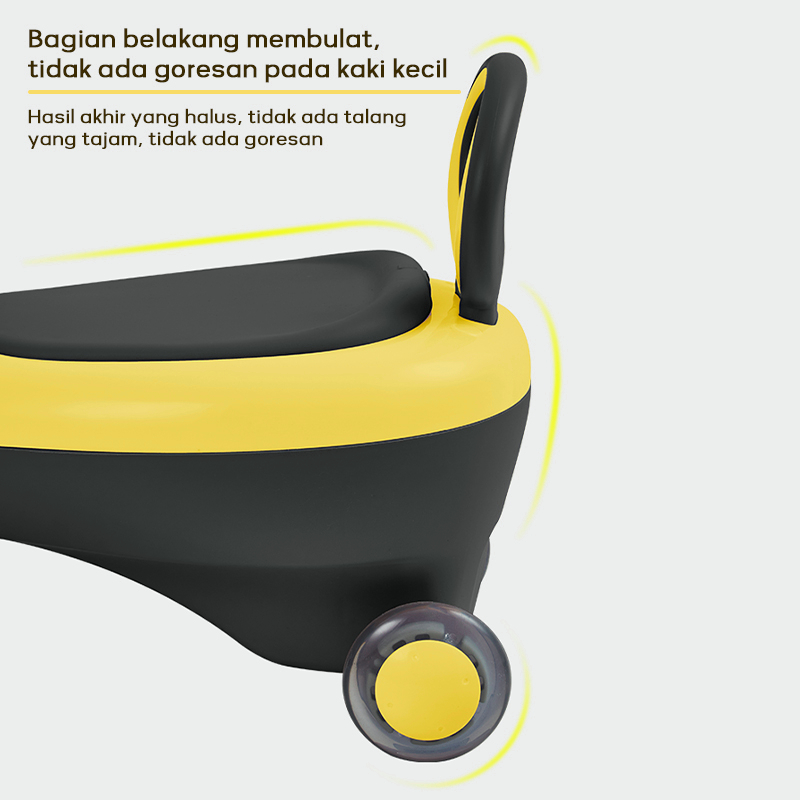 DADAWARD Mainan Mobil Dorong Anak Ride On Twist Car Musik LED Skuter Duduk Mobil Mobilan Anak Dorong