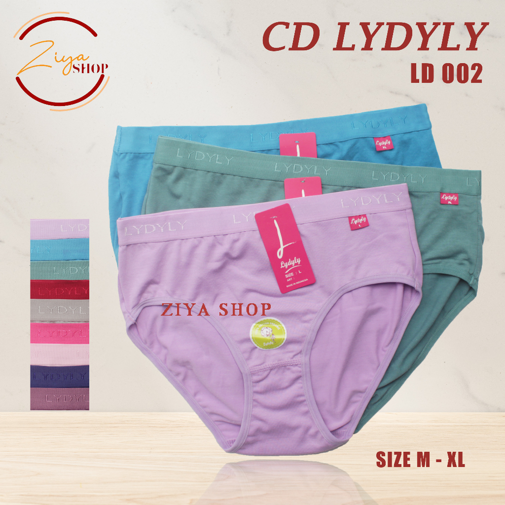 Grosir 3 Pcs Cd Lydyly 002 | Celana Dalam Lydyly Karet Lebar