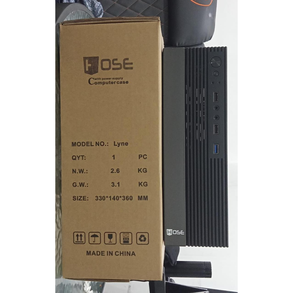 PC Case Hose Lyne Mini Tower M-Atx Include PSU 380Watt