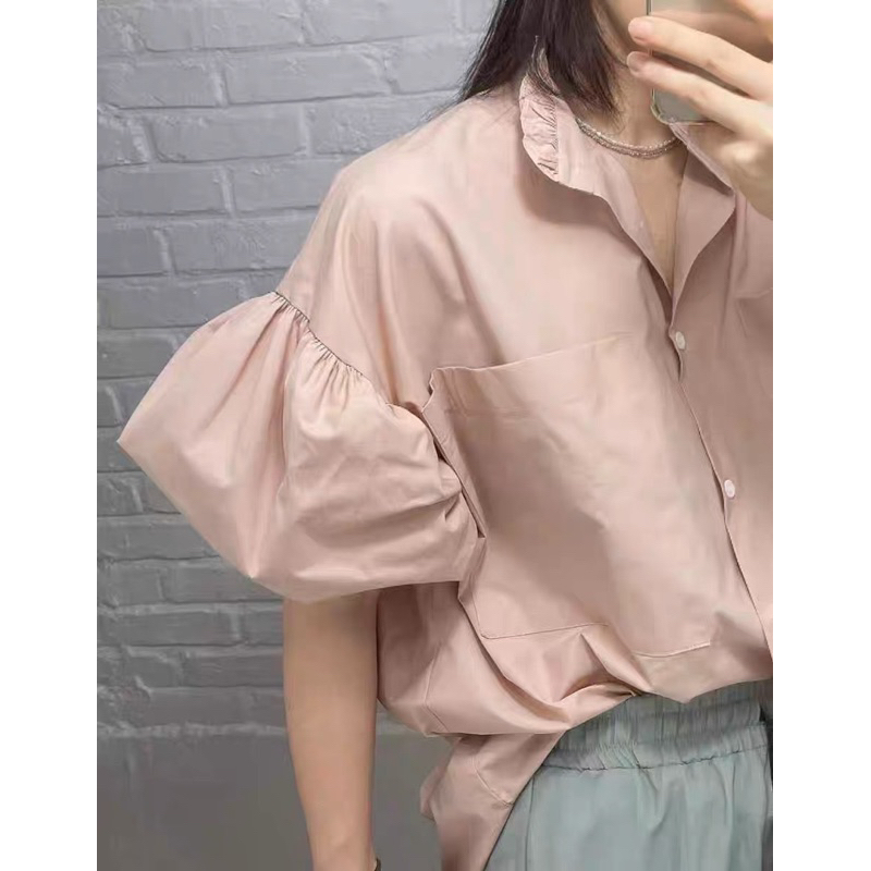 ATASAN MASAYA MODEL LENGAN PUFF KEMEJA IMPORT BANGKOK BLOUSE BANGKOK (BJMSY2304)