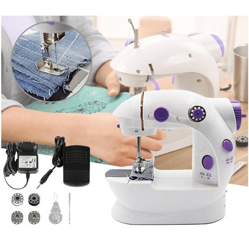 Mesin Jahit Mini Portable (Ada Mejanya) / Mesin Jahit Portable / Mini Sewing Machine