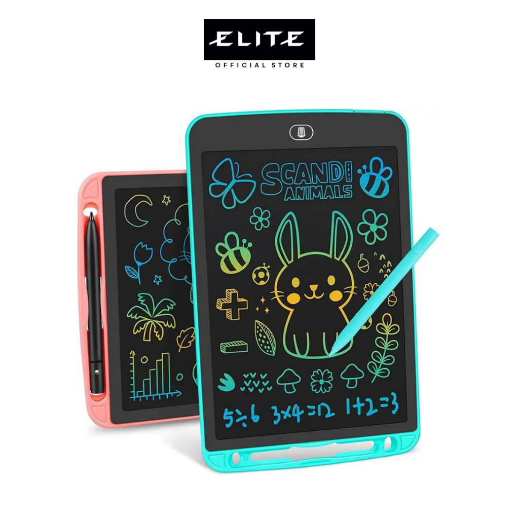 ELITEE RAINBOW LCD Drawing Writing Tablet 8.5&quot; Papan Tulis Anak Dewasa