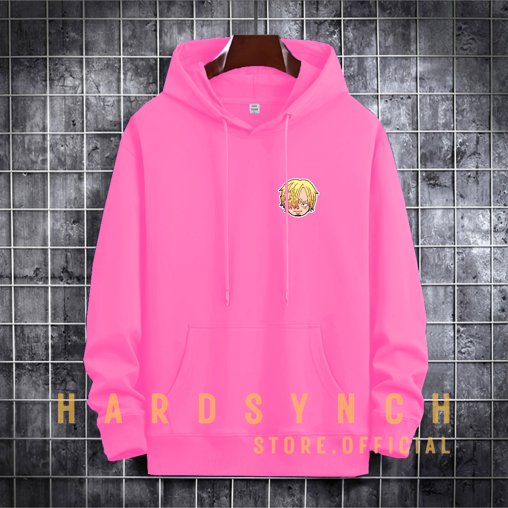 Sweater Hoodie Sanji Sticker Unisex ( Pria &amp; Wanita ) Premium Quality S-XXL Cotton Fleece / Hoodie Korean Style / Sweater Hoodie / Hoodie Polos / Hoodie Wanita / Hoodie Pria / Sweater Hoodie Distro Original ( SS 60 )