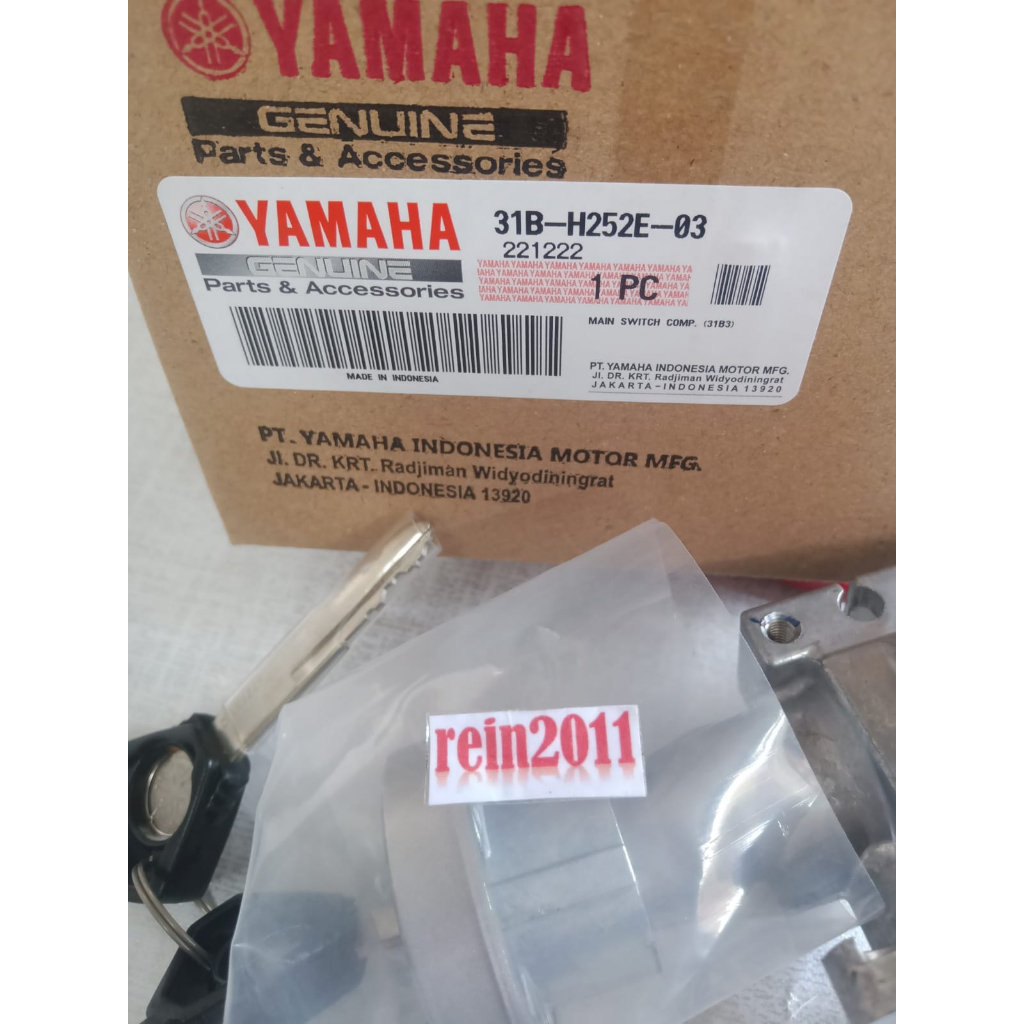 KUNCI KONTAK JUPITER Z1 JUPITER Z1 FI MX KING JUPITER Z NEW ASLI ORI YAMAHA 31B H252E 03