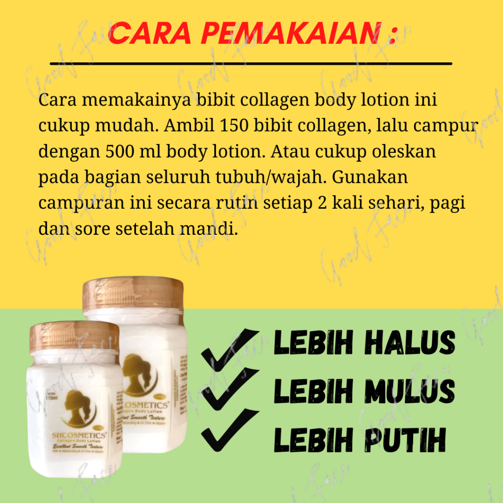 PEMUTIH BADAN PERMANEN BIBIT COLLAGEN SH COSMETICS ORIGINAL BPOM 100ML LOTION PEMUTIH TUBUH INSTAN