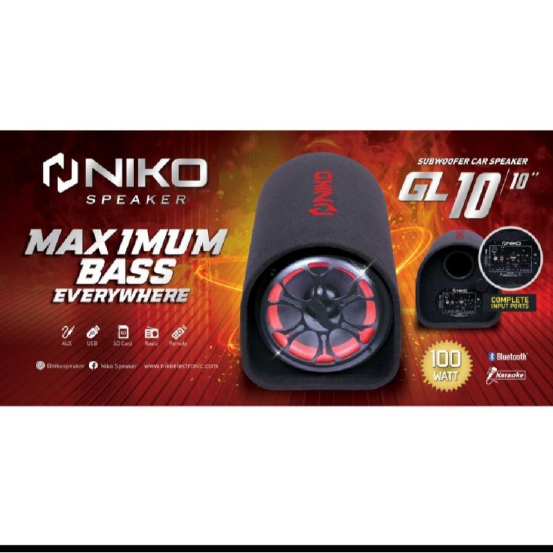 Niko speaker GL10M subwoofer
