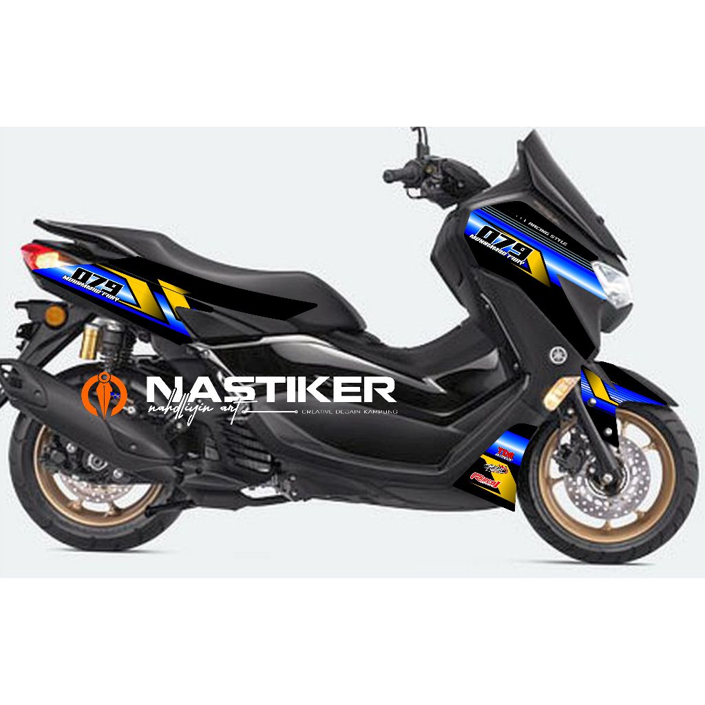 STIKER DECAL YAMAHA NMAX VARIASI RACING - STRIPING NMAX 2020 2021 2022