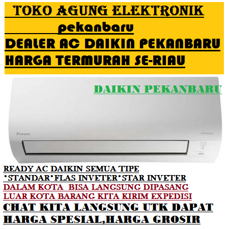 DAIKIN AC FLASH INVERTER 1 PK STKQ25UV UNIT ONLY-GROSIR AC PEKANBARU