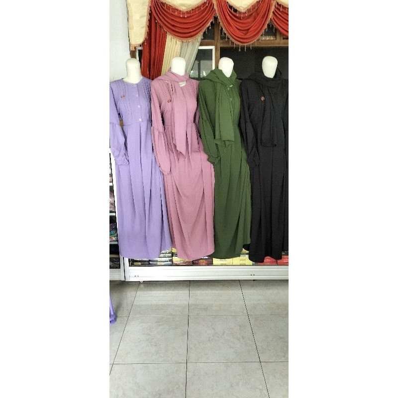DHEAAFIECCENA/DHEA BOUTIQUE/AULA DRESS SIAP KIRIM