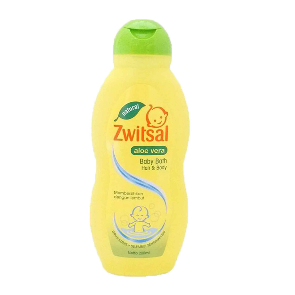 Zwitsal Aloe Vera / Baby Bath Hair &amp; Body / 200ml