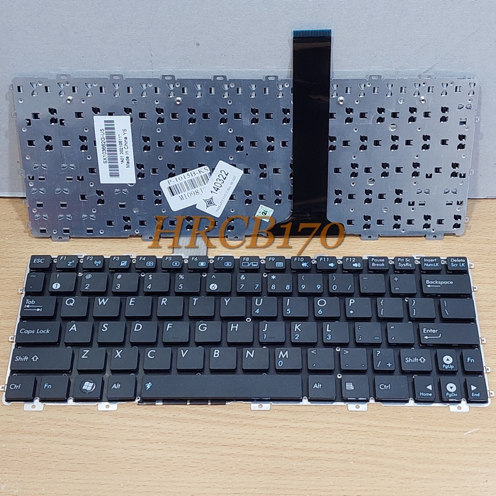 Keyboard Asus Eee Pc 1015 1015B 1015Bx 1015Cx 1015P 1016 1018 Series HITAM