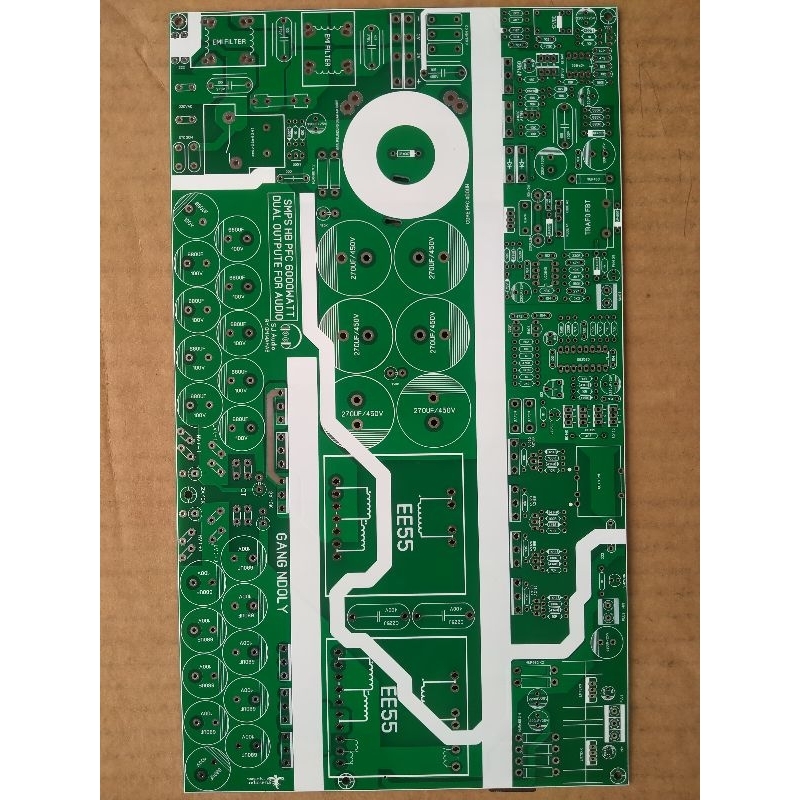 PCB SMPS HB PFC dual outpute for H 6000watt