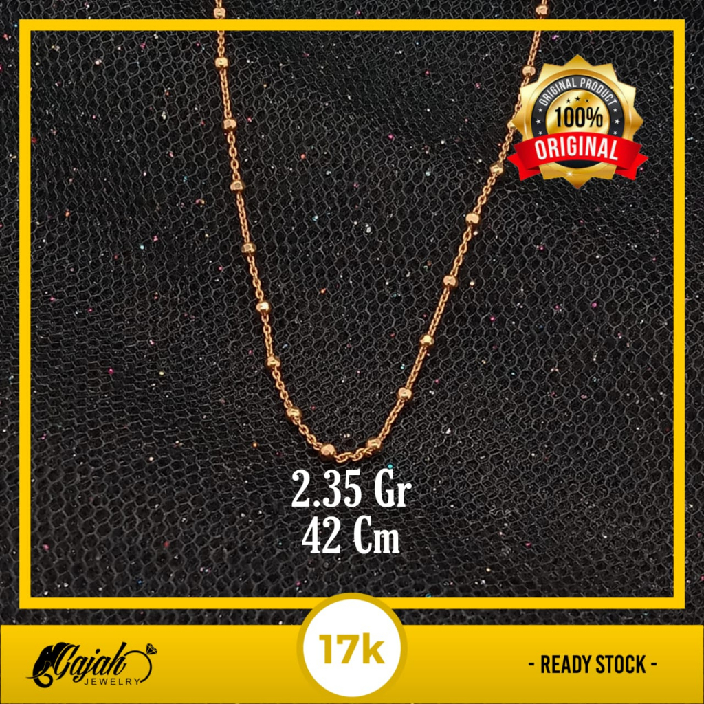 Kalung Emas 17K - 2.35 Gr Kadar 750 - 4702