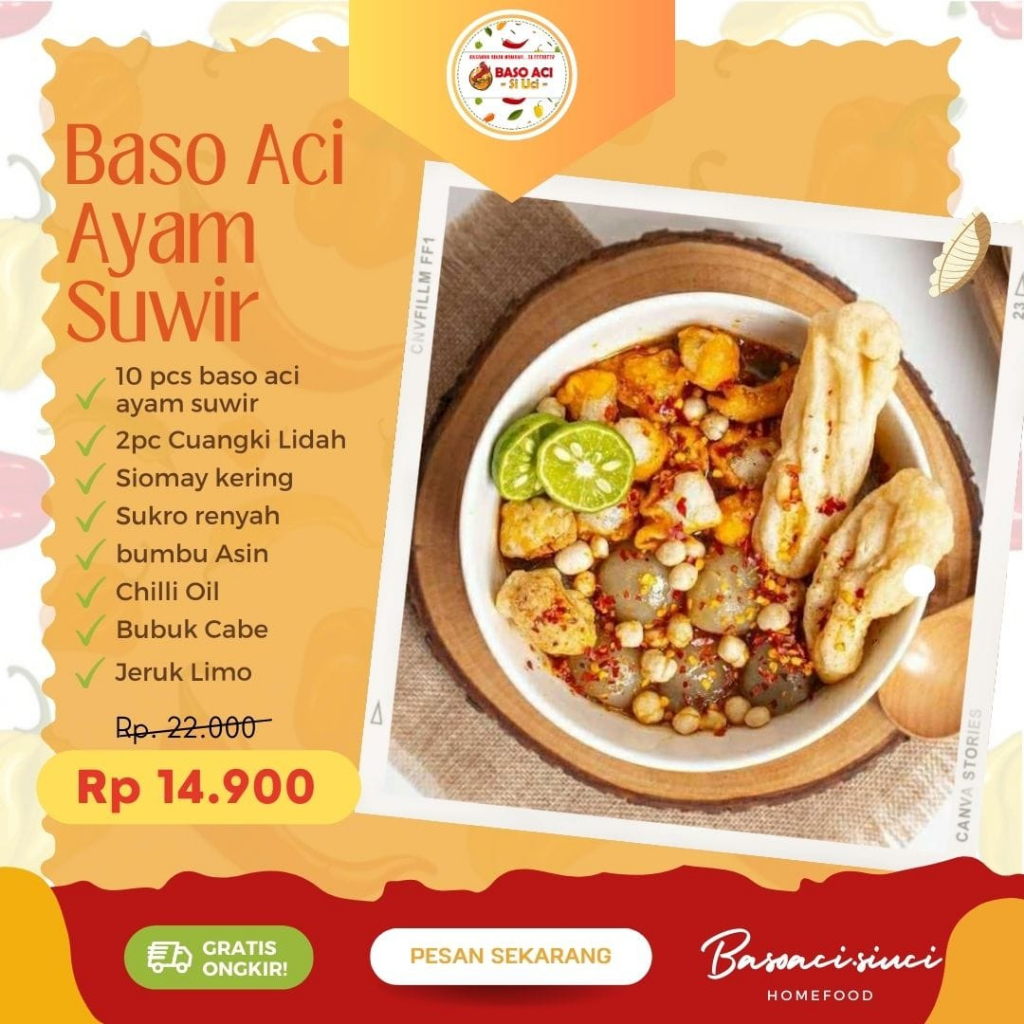 

Baso Aci Ayam Suir Enak / Makanan Instan Murah / Baso Aci Ayam Suir / Makanan Viral