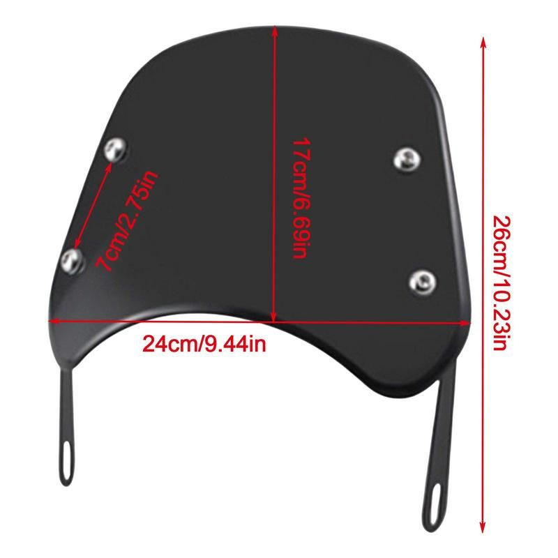 Winshield Universal Visor Mount Bracket Fit 5 Sampai 7 &quot;Lampu Depan Bulat Untuk Modifikasi Sepeda Motor