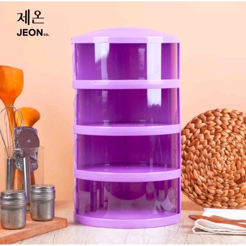 TUDUNG SAJI MAKANAN 4 SUSUN  KUALITAS BAGUS  KOKOH  MERK  TRILINS