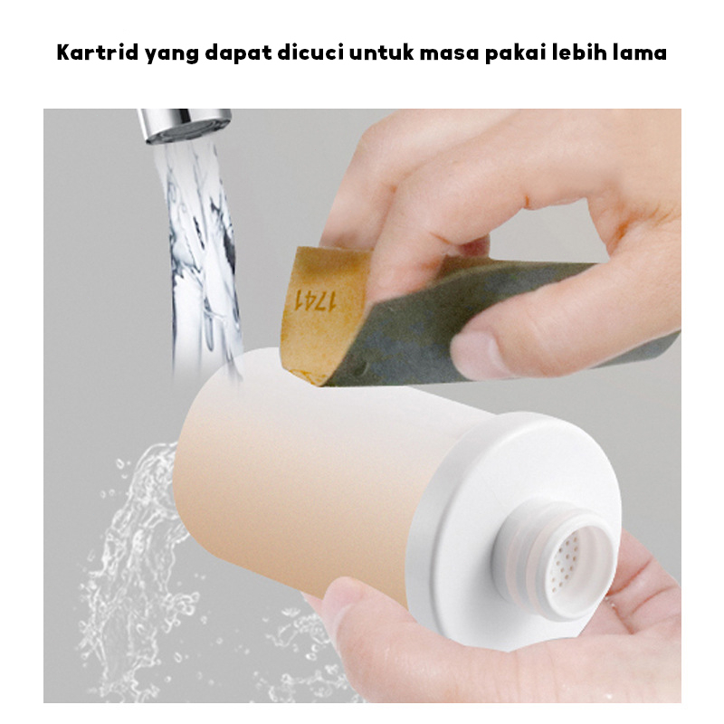 MYN Mall Filter Air Kran Alat / Filter Saringan Air kran Wash Cuci Piring/ Pemurni air kartrid keramik /Filter Keran Pemurni Air Untuk Kamar Mandi / Dapur