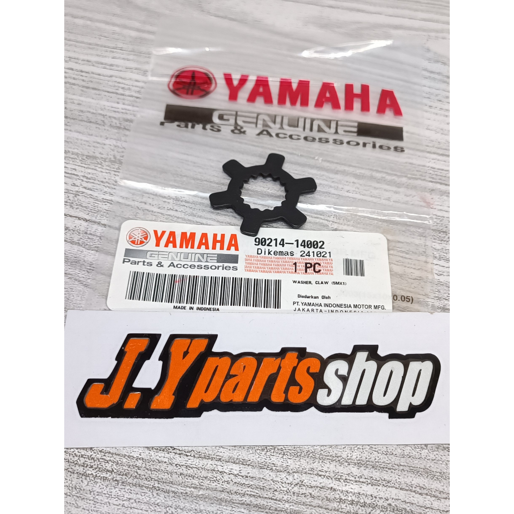 WASHER CLAW RING MATAHARI BINTANG KIPAS RUMAH ROLER CVT NOUVO Z LELE MIO LAMA SPORTY SMILE SOUL FINO KARBU ORIGINAL YGP 90214-14002