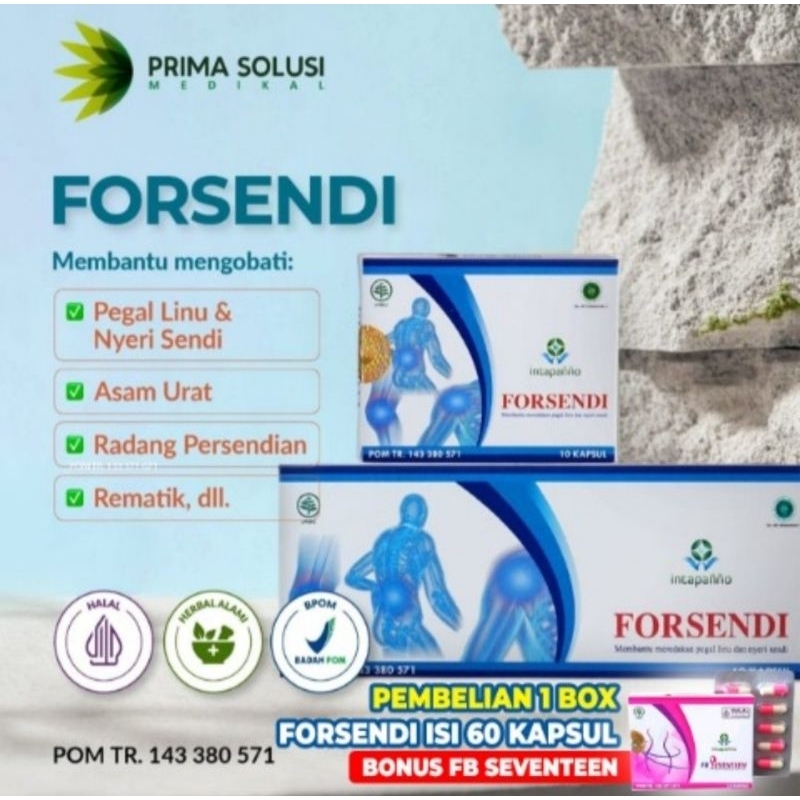 obat herbal pengapuran sendi / obat herbal pengapuran tulang sendi / Forsendi