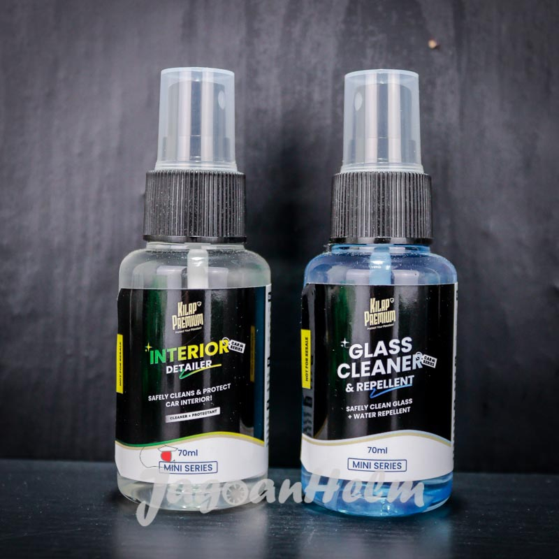 KILAP PREMIUM  PAKET PEMBERSIH| INTERIOR - GLASS CLEANER | 60ML