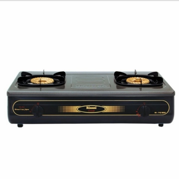 Kompor Gas Rinnai 2 Tungku RI-712BGX Api Tornado