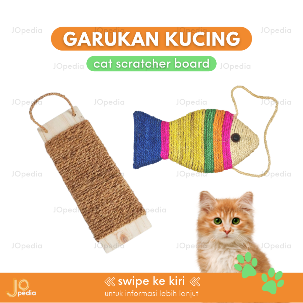 GARUKAN KUCING Papan Cakaran Kucing Mainan Cat Scratcher Board