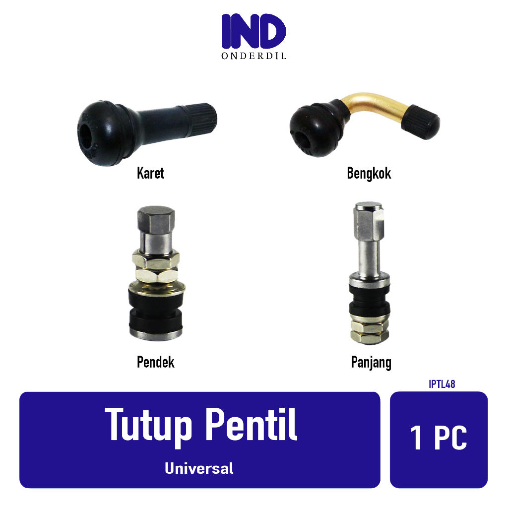 Pentil Ban Tubeless-Tube Less-Tubles-Tubless Panjang Motor Mobil